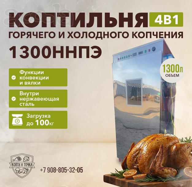 КОПТИЛЬНЯ 1300ННП (до 100 кг)